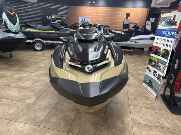 2025 Sea-Doo RXT-X 325 For Sale | Metallic Tan / Lava Red Premium - Image 3