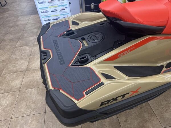 2025 Sea-Doo RXT-X 325 For Sale | Metallic Tan / Lava Red Premium - Image 8