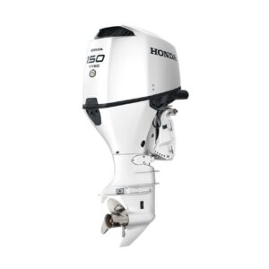 Honda 150hp White iST Outboard | Intelligent Shift and Throttle, Electric Start, 20″ Shaft | BF150DLDA