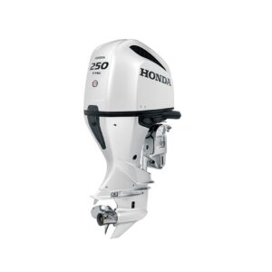 Buy 250hp White Honda Outboard | Remote Mechanical, Electric Start, 25″ Shaft, Counter Rotation | BF250DXCRA