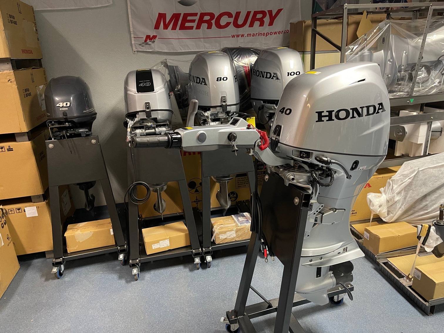 Buy Honda 40hp Tiller Outboard | Electric Start, 20" Shaft | BF40D4LHA - Image 4