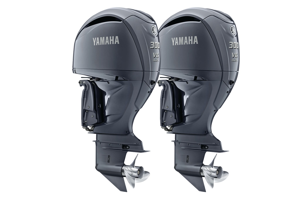 Twin Yamaha 300hp DEC Outboards