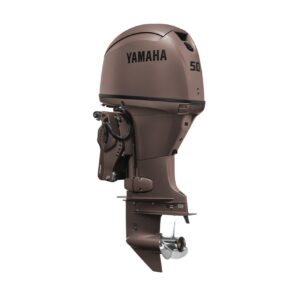 Yamaha 50hp Matte Brown Outboard | Remote Mechanical, 20″ Shaft | F50LC3