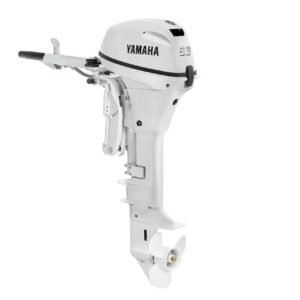 Buy 9.9hp Yamaha Tiller Outboard | Manual Start, 15″ Shaft | White | F9.9SMHB2