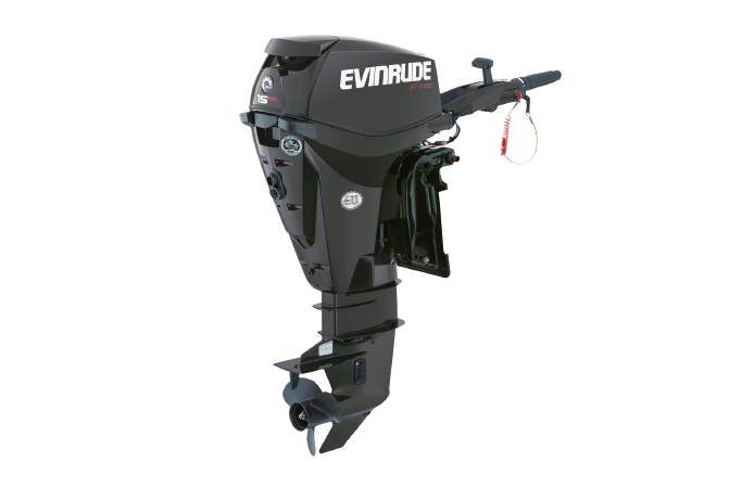 2019 Evinrude 15HP Tiller Outboard | E15HPGX | 25 in. Shaft