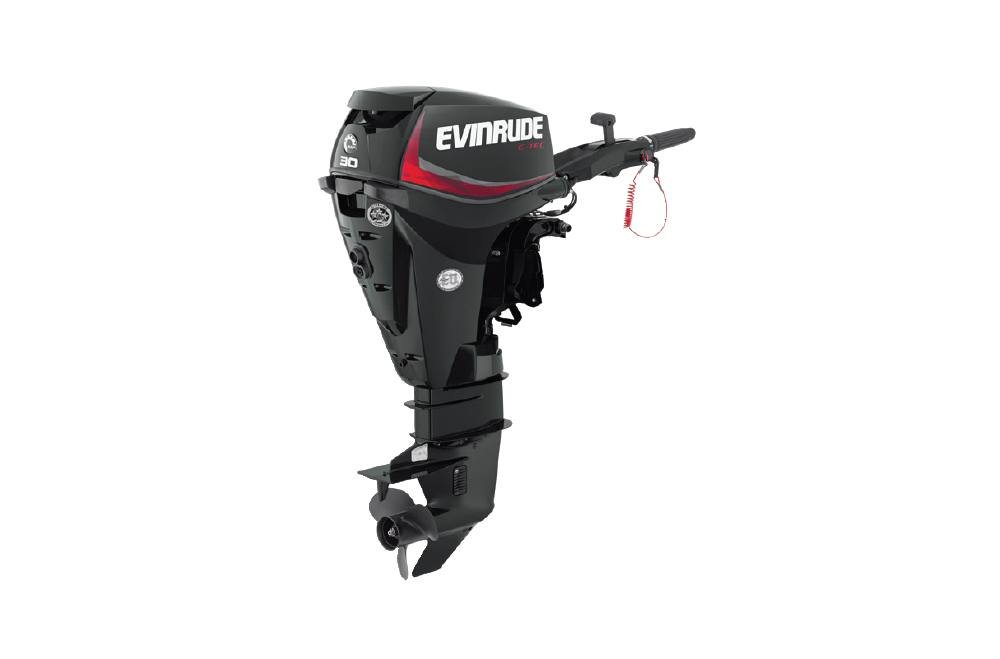 30HP Evinrude Tiller Outboard Moto