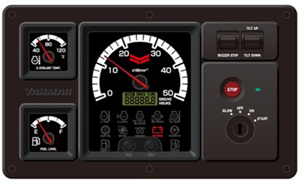 YANMAR 3G Mechanical controls for powerboat models